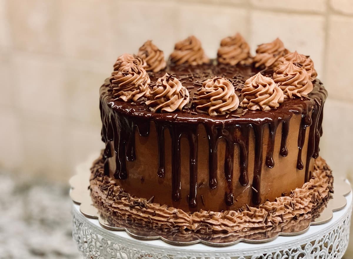 Custom celebration cake — Sweet Bites by Muskan bakery website project